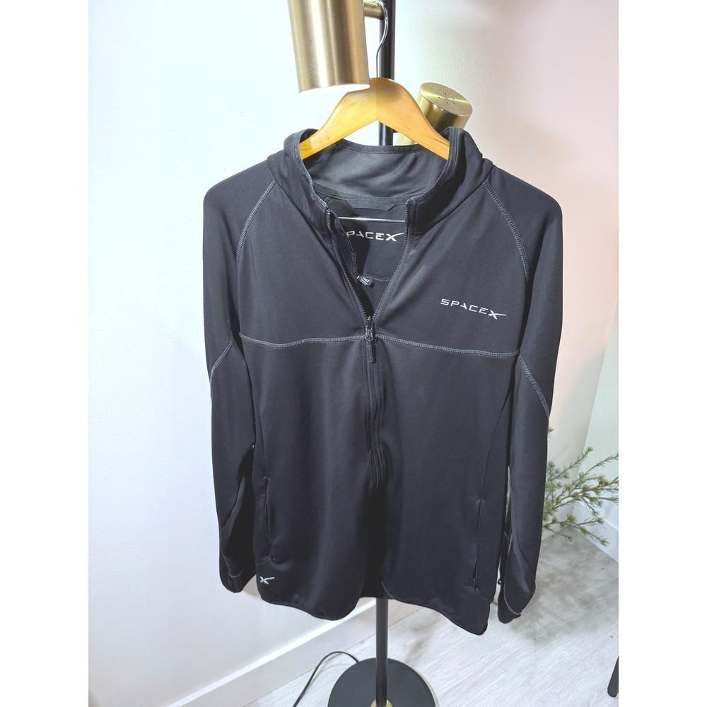 SpaceX fleeze full zip collectors performance gorpcore space minimalist euc XL